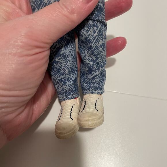 New Kids On The Block 1990's Joey McIntyre Hasbro Doll Red Jacket Hangin' Loose - Picture 3 of 4